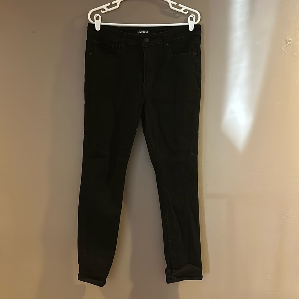Express Men’s black skinny jeans